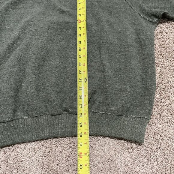 VTG Golf Sweater Womens Large Green 1/4 Zip Fleece Monterey Club Oregon Sunriver - Picture 10 of 11